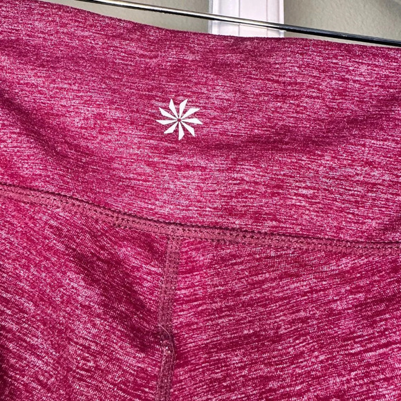 ATHLETA Maroon Heather Leggings Running Tights - size XS - Picture 5 of 5